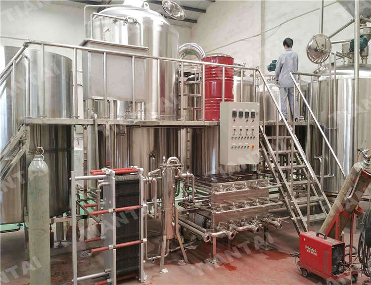 four vessels brewhouse directly fired 20bbl in usa